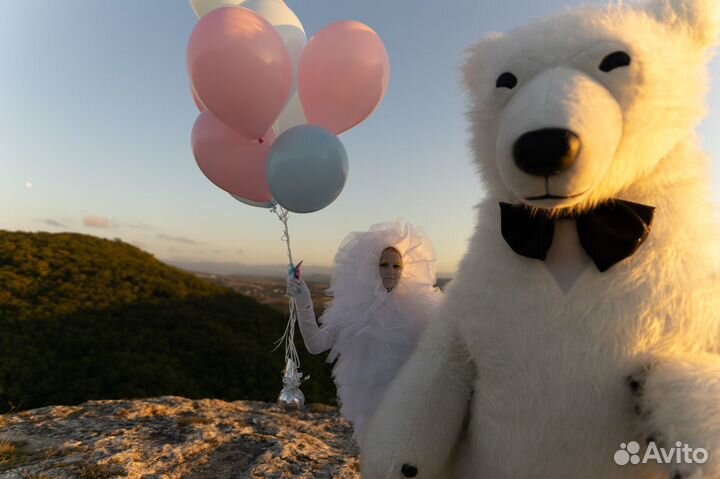 Гигантский белый мишка