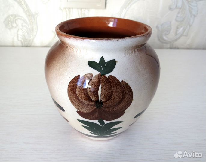 Ваза Горшок Глина СССР