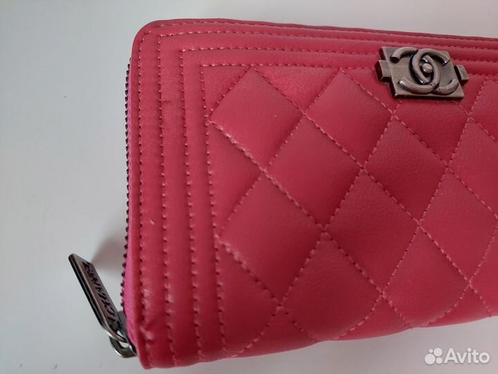 Кошелек женский chanel розовый