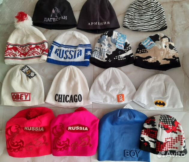 Кепки,Шапки (мужские,женские,детские) новые