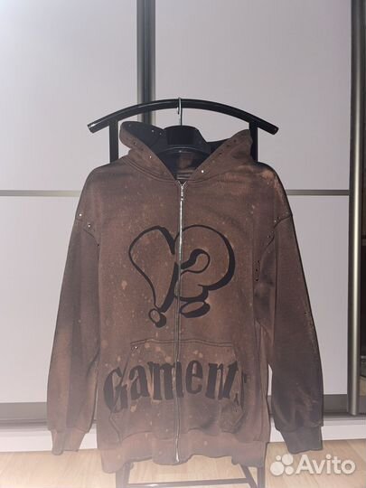 Худи garment dyed