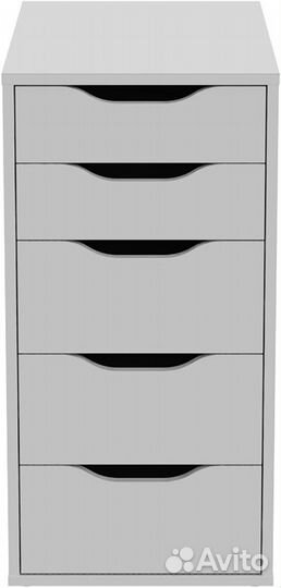 Ингар 5 комод 36x71x53 белый