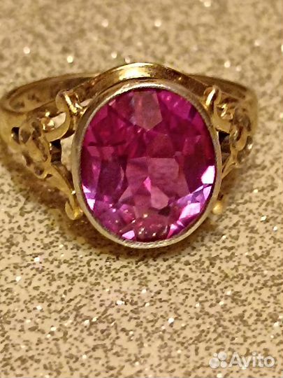 Кольца серебро СССР с самоцветами