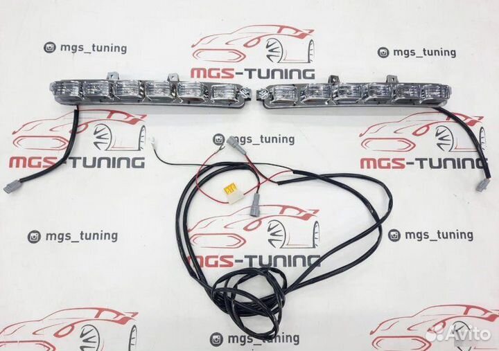 Диодные огни в губу B Mercedes G-class W463