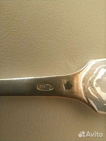 Серебряная чайная ложка СССР