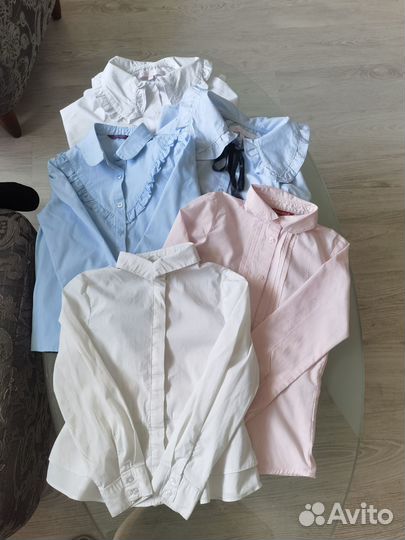 Школьная форма пакетом 122 см, туфли 31 размер