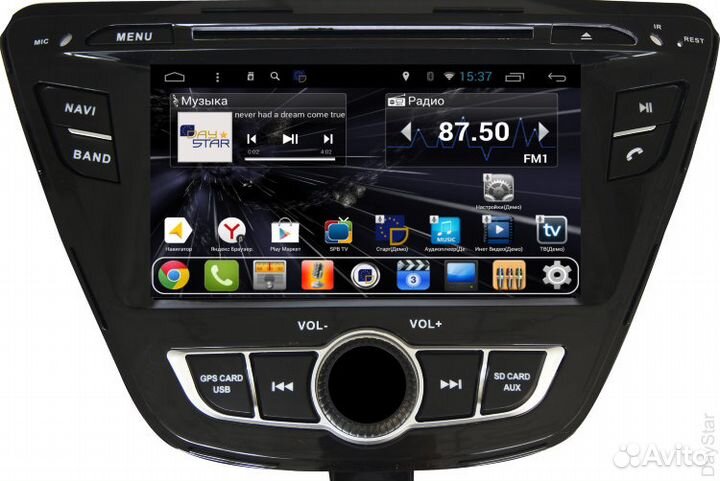 Продам автомагнитолу Хендай Елентра daystar