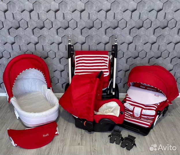 Коляска 3 в 1 Jetem Отл. сост