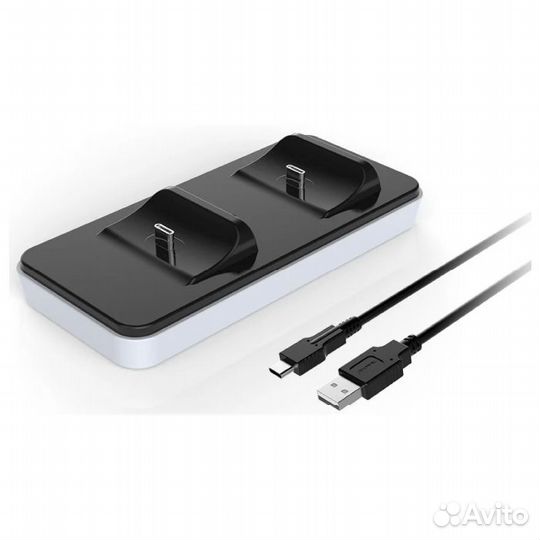 Зарядная станция Dobe для 2-х геймпадов PS5 DualSe