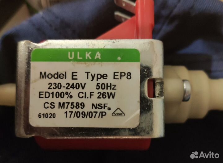 Насос водяной моющего пылесоса