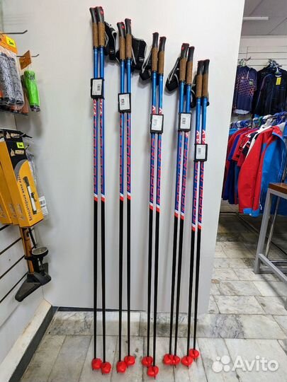 Лыжные палки KV+ tornado plus junior, 80 Carbon