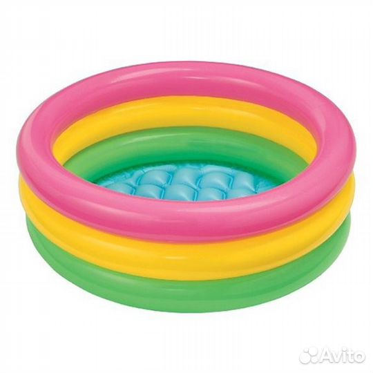 Надувной бассейн с мягким дном 61х22 см 57402