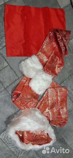 Костюм деда мороза взрослый