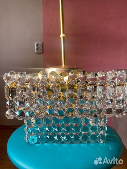 Люстра чешский хрусталь