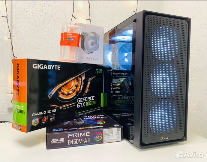 Пк Ryzen5 5600/16gb/GTX 1080ti 11GB