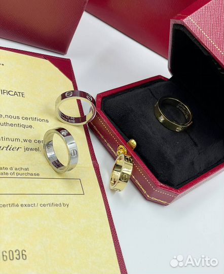 Кольцо Cartier love