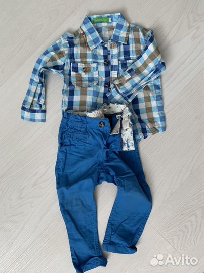 Брюки hm и рубашка