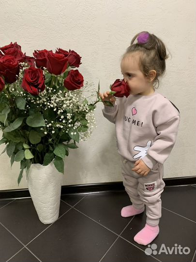 Костюм на флисе для девочки 18-24 месяца