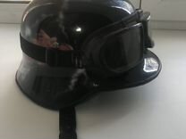 Шлем байкера с аэрографией