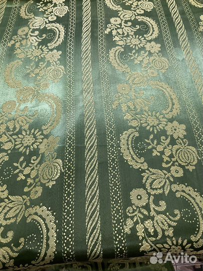 Ткань портьерная атласная двухсторонняя 10 m