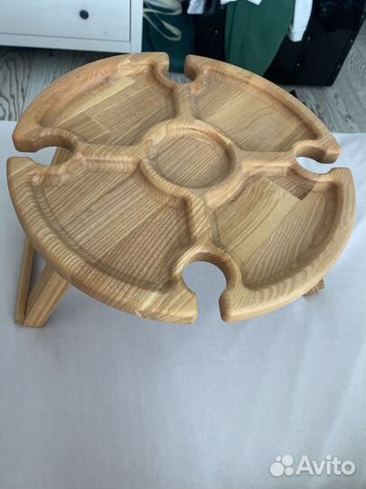 Столик менажница для вина и подачи