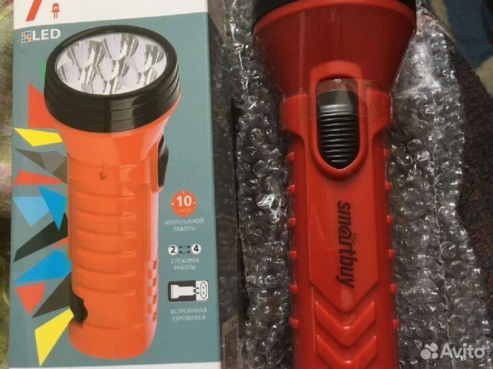 Фонарик аккумуляторный