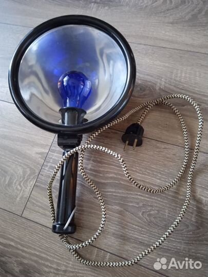 Рефлектор электрический с синей лампой