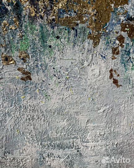 Интерьерная картина на холсте 100х150 абстракция