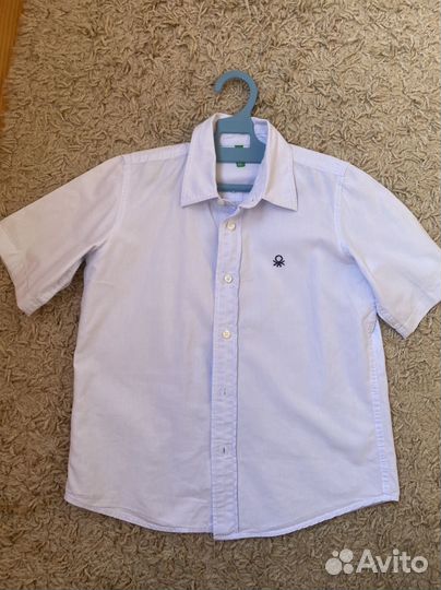 Рубашка для мальчика benetton 130
