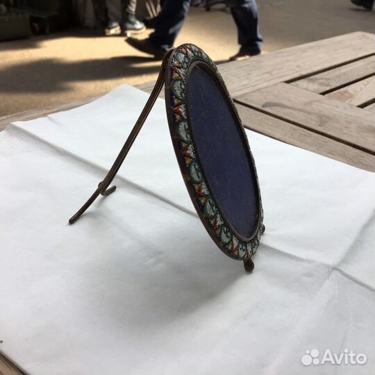 Рамка микромозаика антиквариат в идеале, Италия