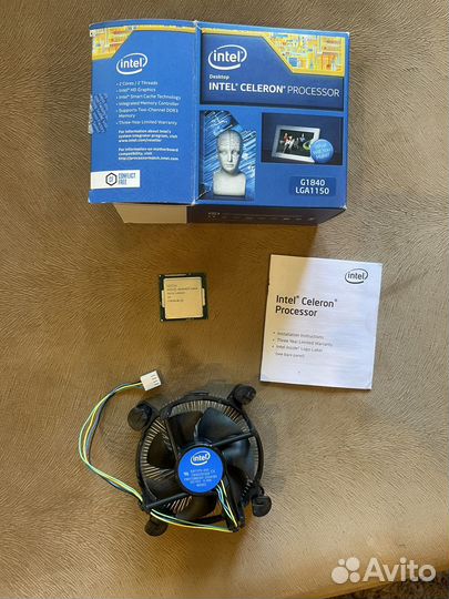 Процессор intel celeron с кулером