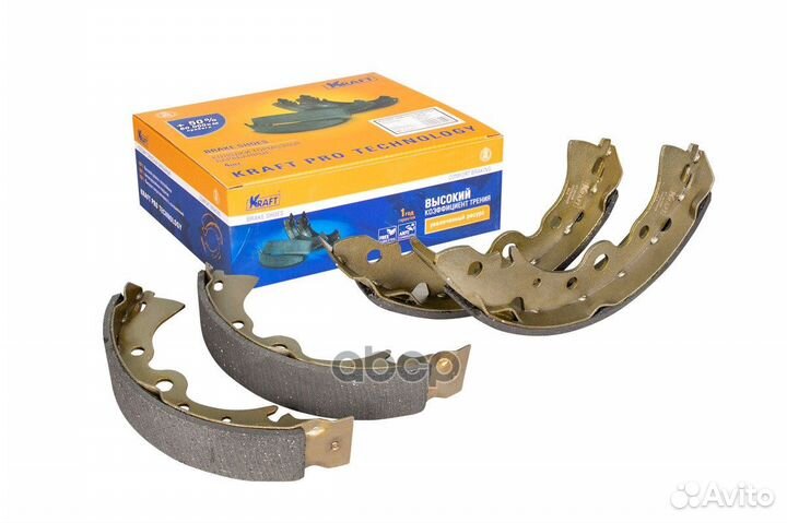 Колодки барабанные kraft KT091546 KT091546 Kraft