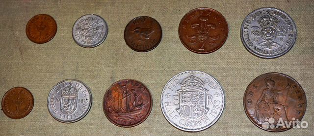 Английские дореформенные монеты