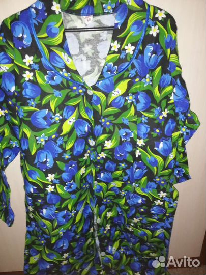 Халат женский фланелевый