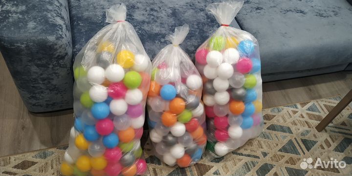 Шарики для сухого бассейна + бассейн