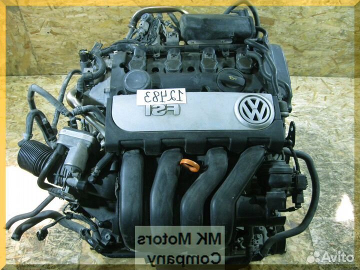 Двигатель 2.0 BVY VW Passat B6 Jetta 5 пробег 65т