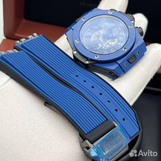 Часы Hublot blue steel