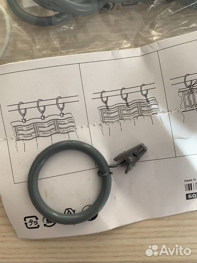 Кольца для гардин икеа сирлиг