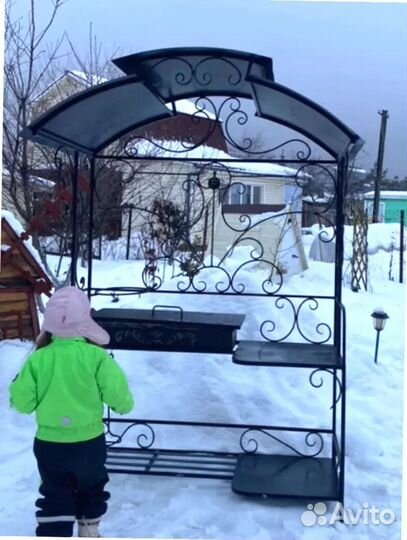 Мангал С печкой под казан