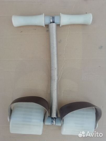 Пружинный тренажёр с упором для ног СССР