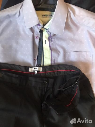 Костюм ф.Alessandro Borelli, р.158+2рубашки