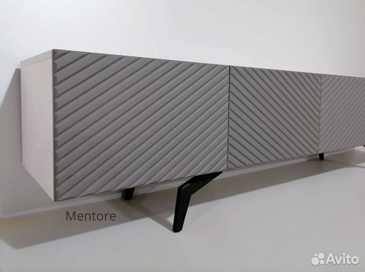 Тумба тв Bravo в цвете графит (конструктор)