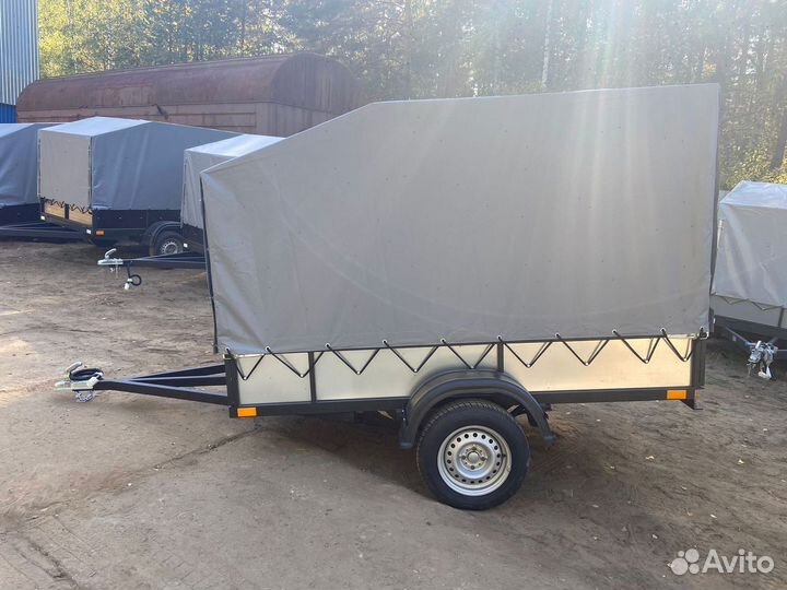 Прицеп одноосный 3.0х1.5 бортовой усиленный