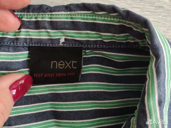 Рубашка next 98 размер