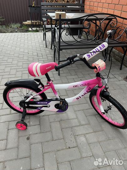 Велосипед детский 18 дюймов для девочки