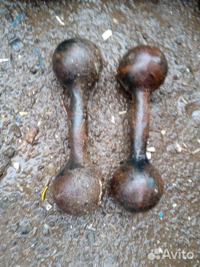 Гантели антикварные