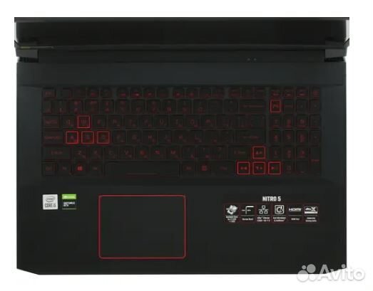 Acer 17.3 i5-10300H 4яд8пт GTX1650Ti/4 16/500Гб