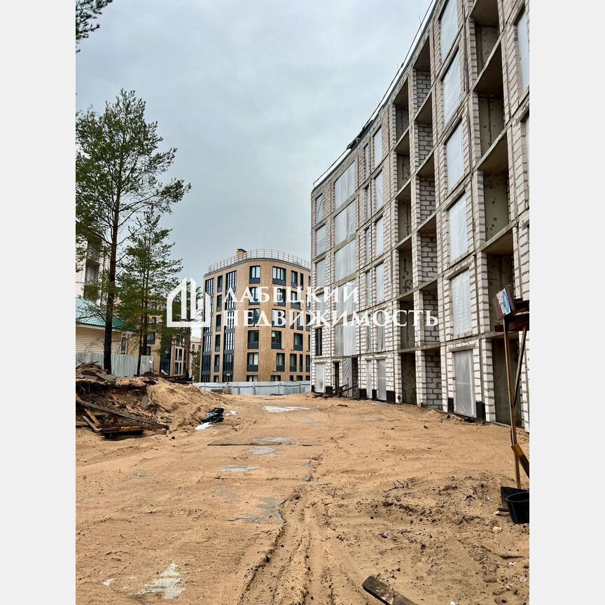 1-к. апартаменты, 43,3 м², 1/6 эт.