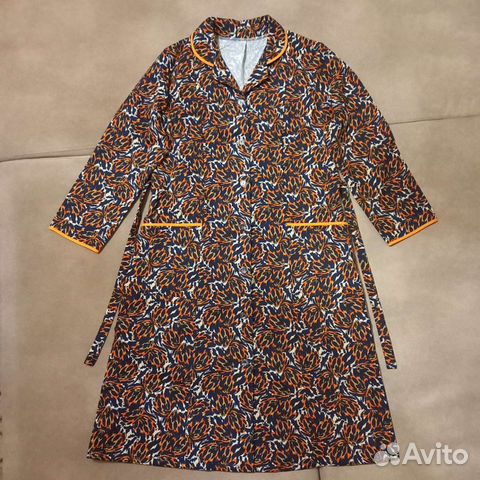 Халат женский на пуговицах новый фланелевый 48-64