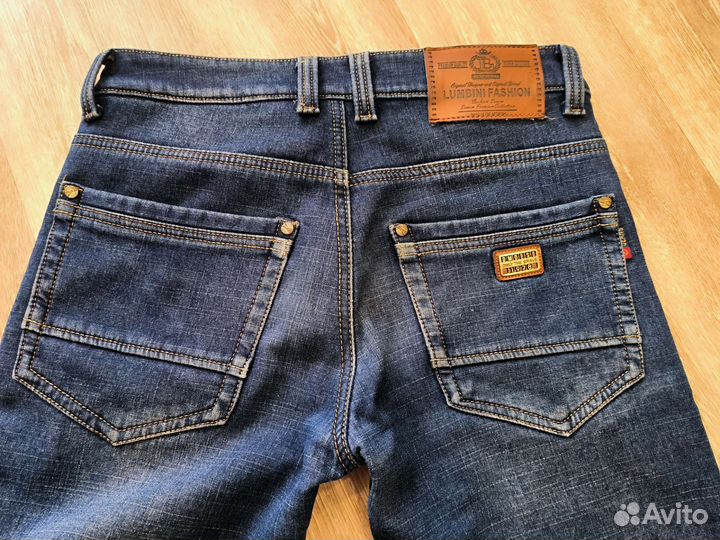 Мужские джинсы утеплённые